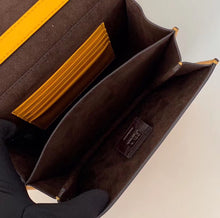 Load image into Gallery viewer, Fendi Karligraphy Bag In Yellow Patent Leather
