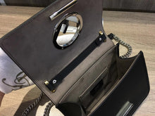 Load image into Gallery viewer, Fendi Small Kan I F Bag In Black Calfskin
