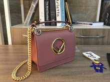 Load image into Gallery viewer, Fendi Small Kan I F Bag In Pink Calfskin
