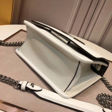 Load image into Gallery viewer, Fendi Small Kan I F Bag In White Calfskin
