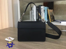 Load image into Gallery viewer, Fendi Kan I F Shoulder Bag In Black Calfskin
