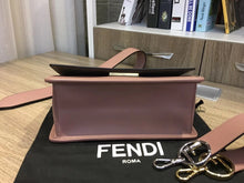 Load image into Gallery viewer, Fendi Kan I F Shoulder Bag In Pink Calfskin
