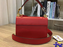 Load image into Gallery viewer, Fendi Kan I F Shoulder Bag In Red Calfskin
