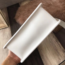 Load image into Gallery viewer, Fendi Kan I F Shoulder Bag In White Calfskin
