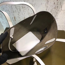 Load image into Gallery viewer, Fendi White Leather Logo Shopper Bag
