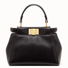 Load image into Gallery viewer, Fendi Peekaboo XS Bag In Black Nappa Leather
