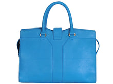 Load image into Gallery viewer, Yves Saint Laurent Cabas Chyc Large Leather Tote Blue
