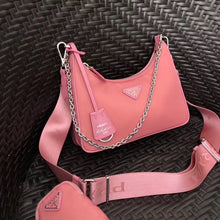 Load image into Gallery viewer, Prada Re-Edition 2005 Shoulder Bag In Pink Nylon
